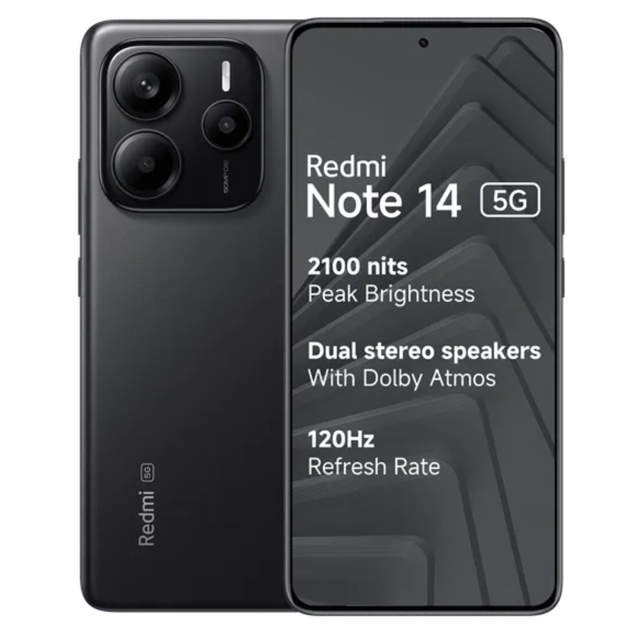 Redmi Note 14 5G (6GB RAM, 128GB, Titan Black)