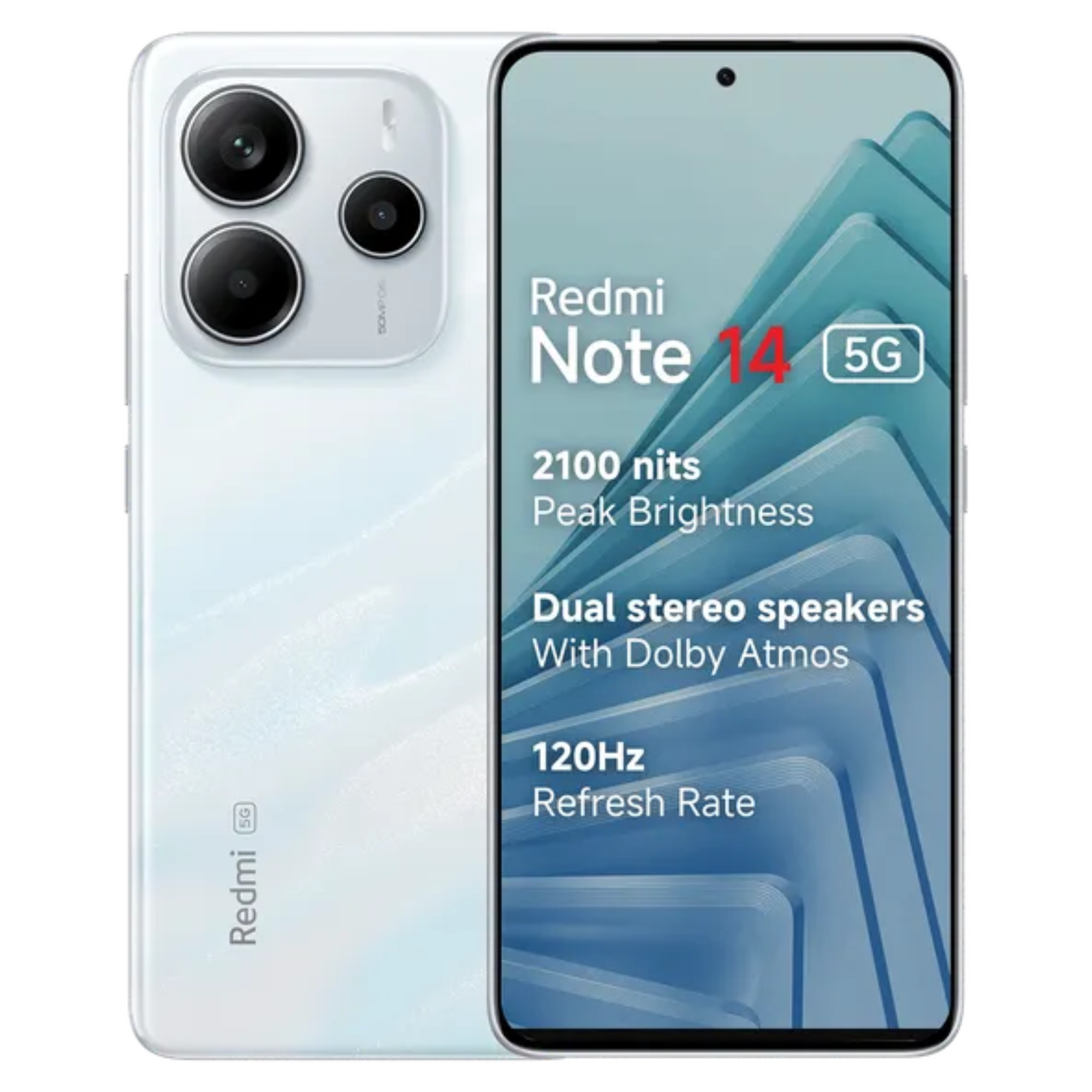 Redmi Note 14 5G (6GB RAM, 128GB, Mystique White)